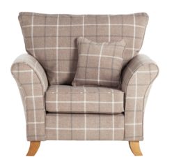 Collection - Kayla - Fabric Chair - Beige